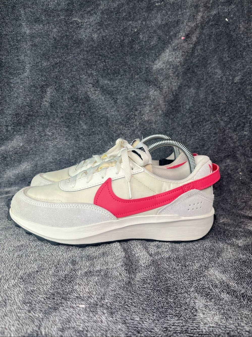 Nike Waffle Debut Women Size 8 Sneakers Sail Aster Pink White Shoes DH9523-108